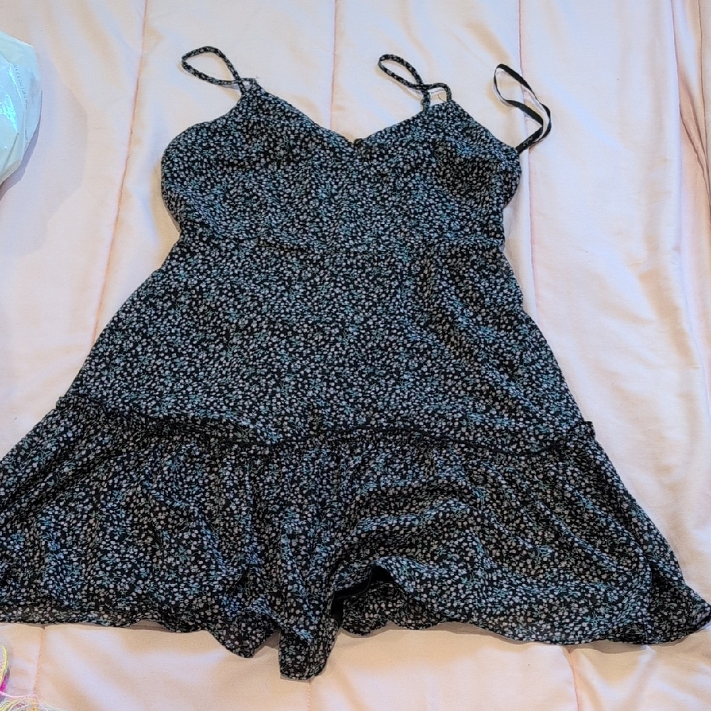 Papaya Black and Pink Floral Dress
